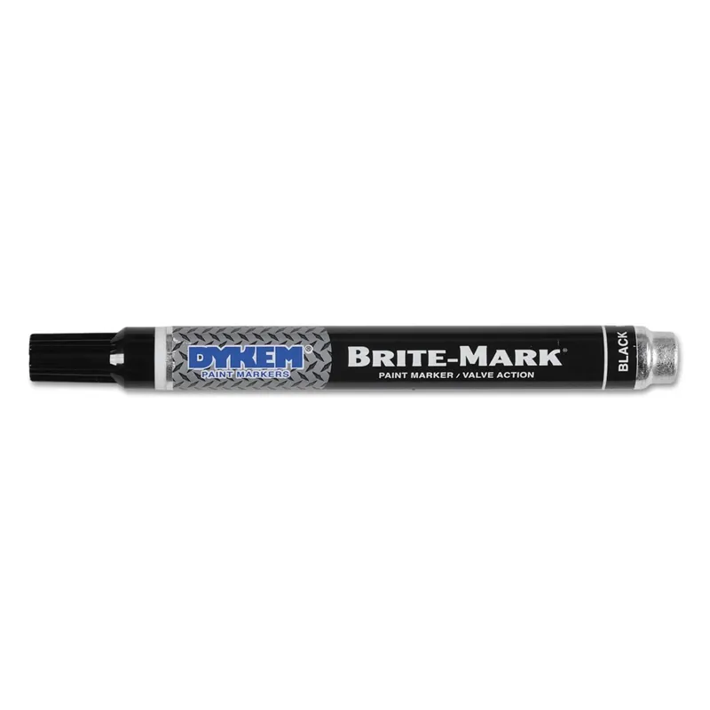 Dykem 84002 Brite-Mark Medium Tip Paint Marker Black