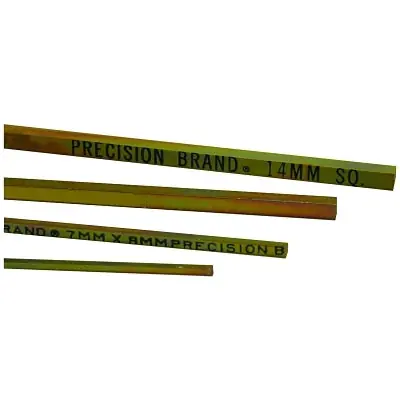 Precision Brand 4025 Keystocks Gold Dichromate Plated Metric 6 Pack