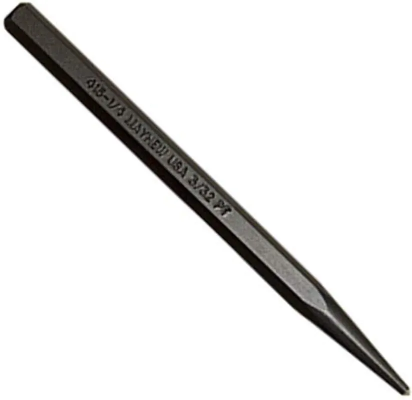 Mayhew Tools 24000 Pro Reg Center Punch Black 1/4-Inch