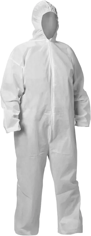 SK0381834-US20260702-105043-0 KleenGuard 68971 Unisex Industrial Lightweight Coveralls Non-Hazardous Particulate Protection White Medium (Qty 50) - Image 1