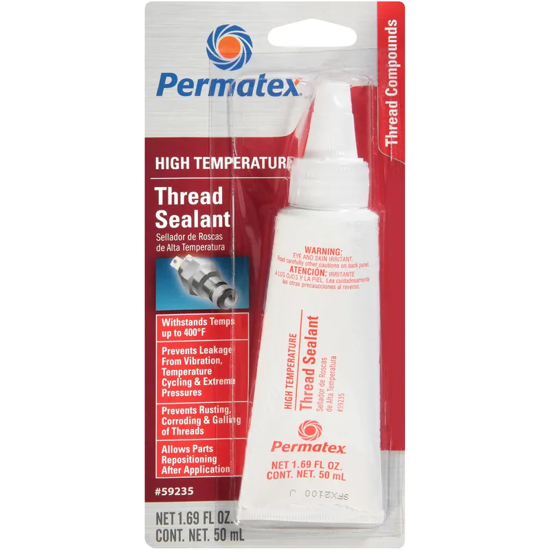 Permatex 59235 High Temperature Thread Sealant 50 ml Tube White