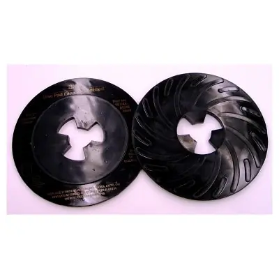 3M 7000120514 Disc Pad Face Plate 7 Inch Diameter 9-3/16 Inch Length Black