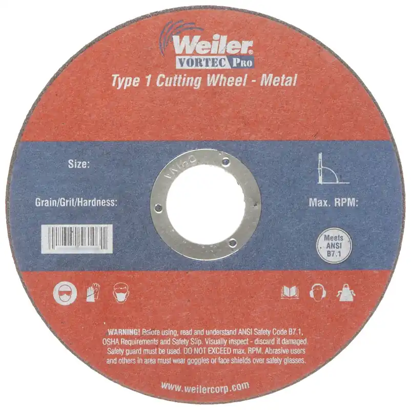 Weiler 56103 Wolverine 4-1/2-Inch Aluminum Oxide Cut-Off Wheel