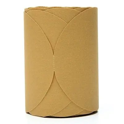 3M 7000118157 Stikit 236U Gold Disc Rolls Aluminum Oxide 6 in Dia P180 Grit