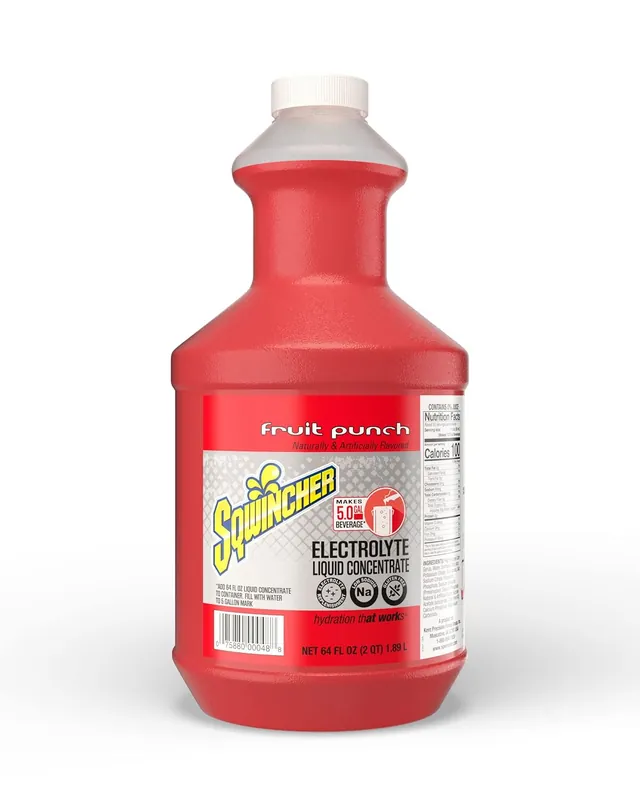SK0382297-US20260702-105043-0 Sqwincher 159030325 Liquid Concentrate 64 oz Bottles 6/carton Fruit Punch - Image 1