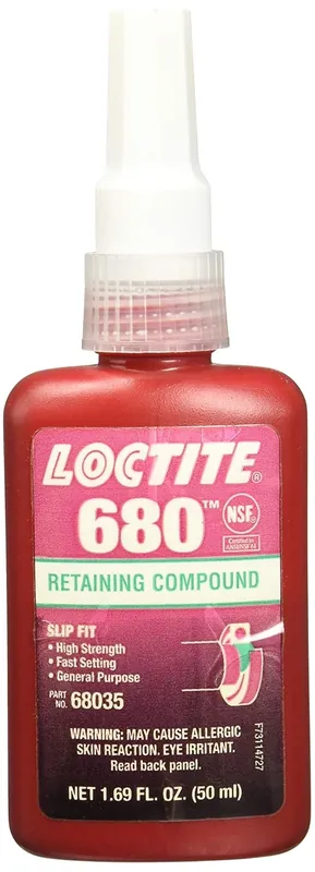 Loctite 1835201 Retaining Compound, 4000 psi, 50mL, 0.015in