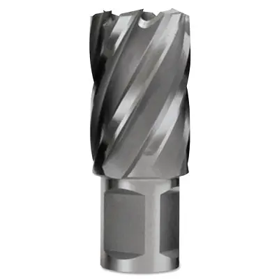 Evolution CC100L Cyclone HSS Premium Grade Annular Cutter 1 inch dia x 2 inch Depth 3/4 inch Weldon Shank