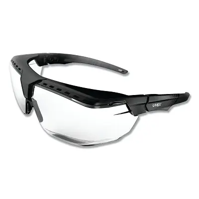 Honeywell S3850 Avatar OTG Eyewear Clear Polycarbonate Anti-Reflective Lens Black