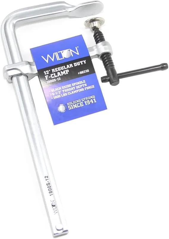 SK0382665-US20260702-105043-0 Wilton 86210 Regular Duty F-Clamp 12 Inch 5-1/2 Inch Throat - Image 1