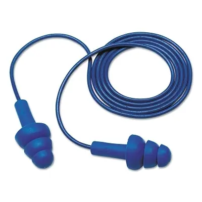 SK0382761-US20260702-105043-0 3M 7000002319 E-A-R Ultrafit Earplugs Elastomeric Polymer Blue Corded Poly Bag Metal Detectable - Image 1
