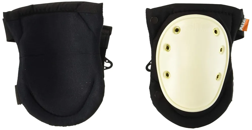 SK0382980-US20260702-105043-0 Alta 50403 AltaFLEX Knee Protector Pad Black Cordura Nylon Fabric AltaLOK Fastening Hard Cap Long White - Image 1