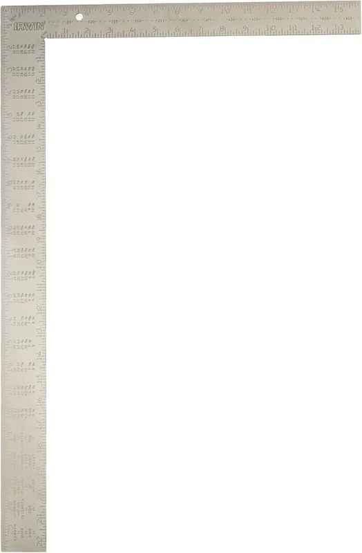 Irwin 1794449 Tools Steel Framing Square 16-Inch X 24-Inch