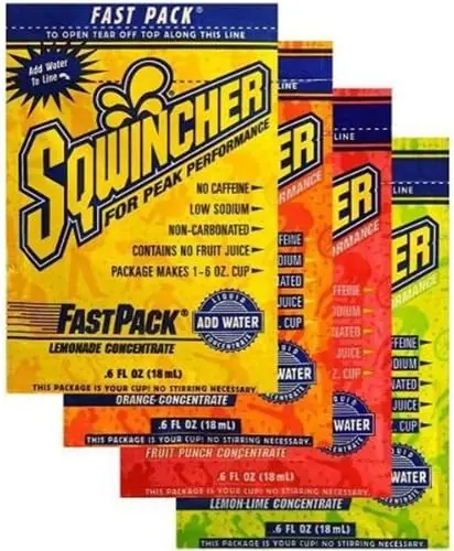 Sqwincher 159015302 Grape Fast Pack Liquid Concentrate (200 Pack) 0.6 Fl Oz
