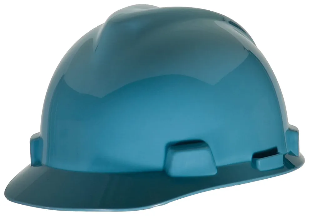 SK0383278-US20260702-105043-0 MSA 463111 V-Gard Cap Style Safety Hard Hat With Staz-on Pinlock Suspension Robin's Egg Blue - Image 1