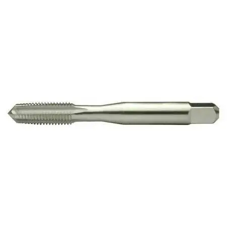 Greenfield Threading 302435 Bright Taper Straight Flute Hand Taps 4FL #10-32 Tool Size UNF