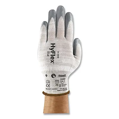 Ansell 205590 Hyflex 11-100 Antimicrobial Protection Glove 7 Grey