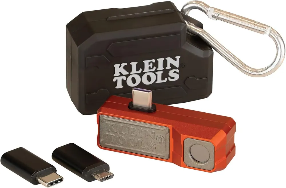 Klein Tools TI220 Thermal Imager for Android Devices 10800 Pixels Three Color Palettes High/Low Temperatures
