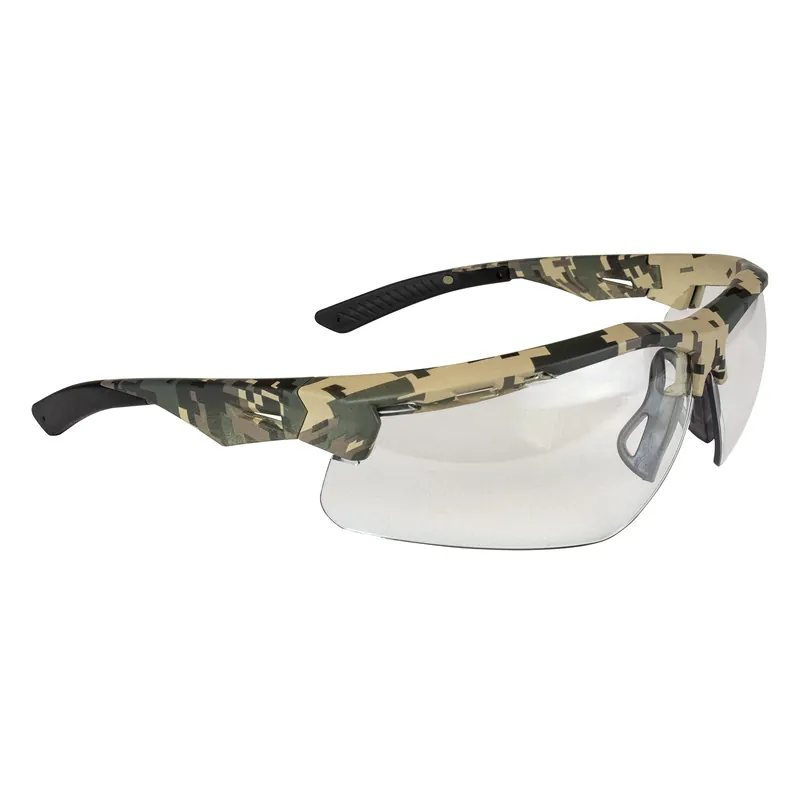 Radians TXM4-11ID Thraxus Safety Eyewear Digital Camo Frame Clear Anti-Fog Lens