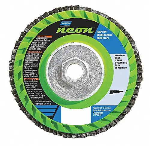 Norton 66623399000 Type 27 Flap Disc 5/8-11 Mounting Hole Coarse 40 Grit 4 1/2 inches