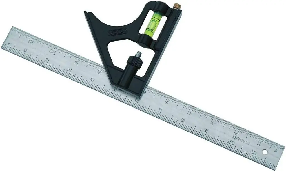 SK0383550-US20260702-105043-0 Stanley 46-222 Combination Square 12 Inch Die-Cast Handle - Image 1