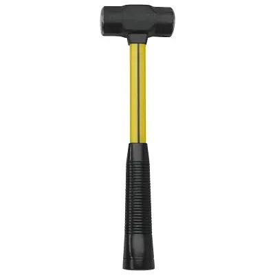 Nupla 27-030 Blacksmith's Double-Face Steel-Head Sledge Hammer 3 lb 14 in Classic Handle