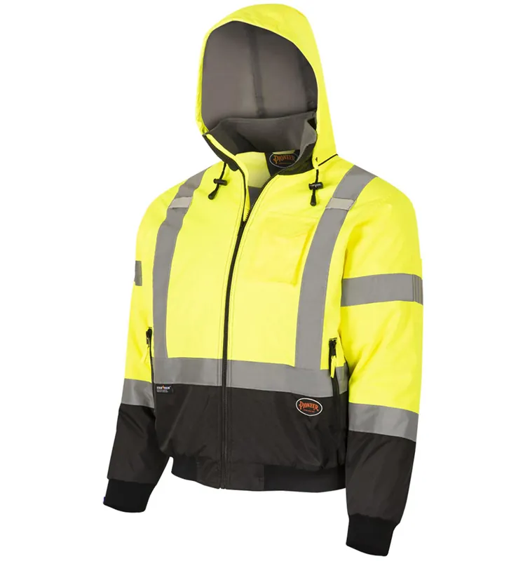 Pioneer V1130460U-L Hi Vis Safety Bomber Waterproof Reflective ANSI Class 3