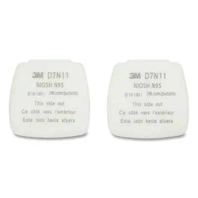 3M 7100213450 Secure Click HF-800 Series Cartridge/Filter N95 20 Pack