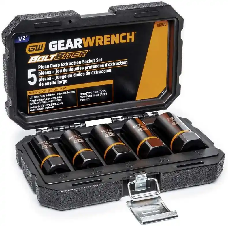 GearWrench 86070 5Pc 1/2 Drive Bolt Biter Set