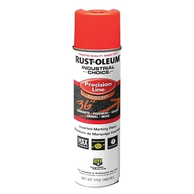 Rust-Oleum 203028V Marking Paint 20oz Fluorescent Red-Orange