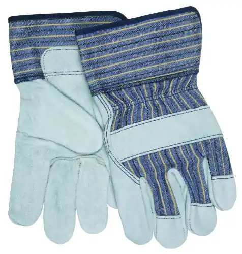 MCR Safety 1400XL Leather Palm Gloves, Cowhide, XL, PK12