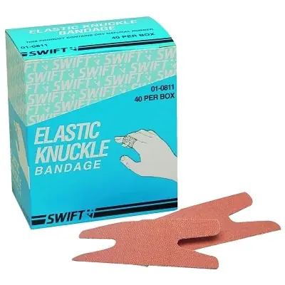 Honeywell North 10811 Heavy Woven Adhesive Bandage 1-1/2 in x 3 in Knuckle Fabric