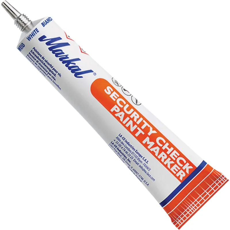 SK0384205-US20260702-105043-0 Markal 96668 Security Check Paint Marker White 50ml - Image 1