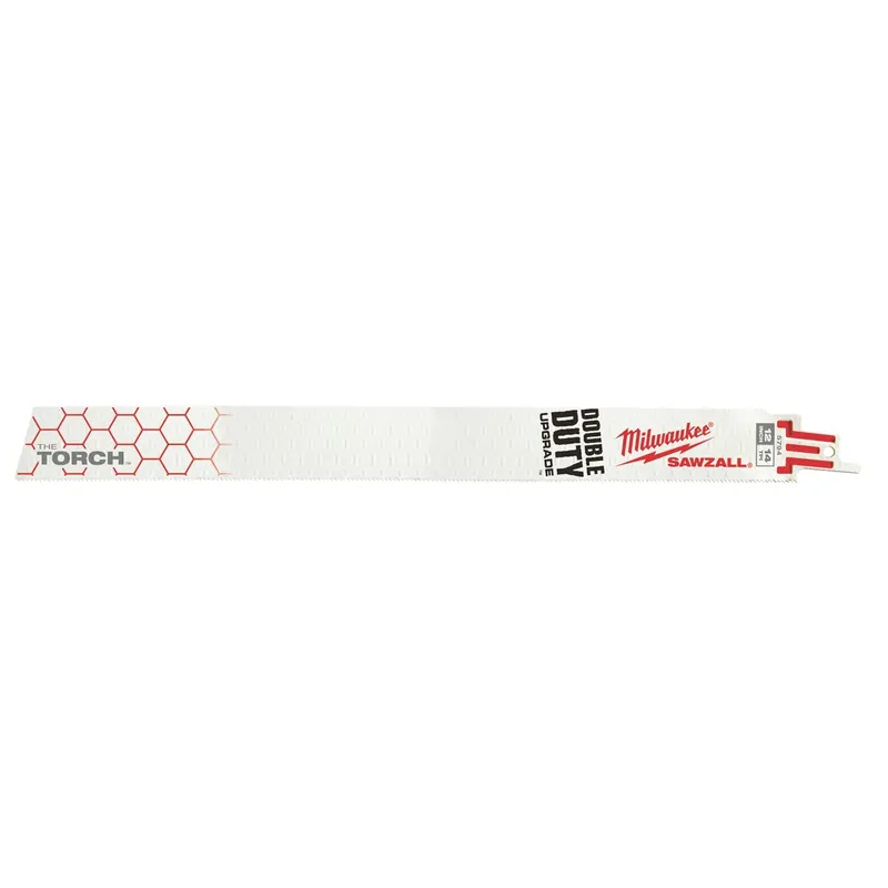 Milwaukee 48-00-5794 Torch™ Sawzall® Reciprocating Saw Blade, 12 Inch L, 168 T (5 Pack)