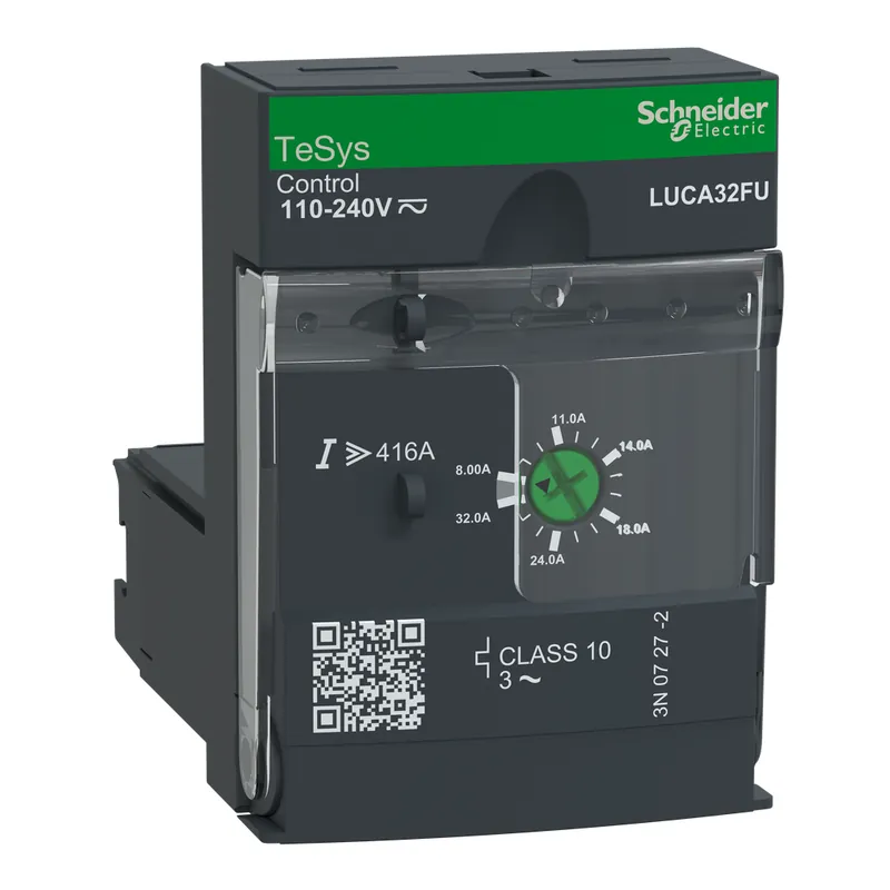 Schneider Electric LUCA32FU Standard Control Unit 110-240 VAC 8-32 Amp 3-Phase Class 10