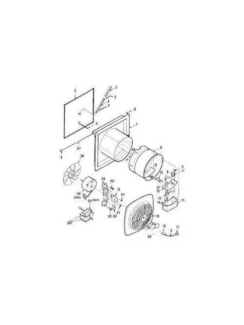 Broan-NuTone S99080176 Motor 120 VAC C-Frame