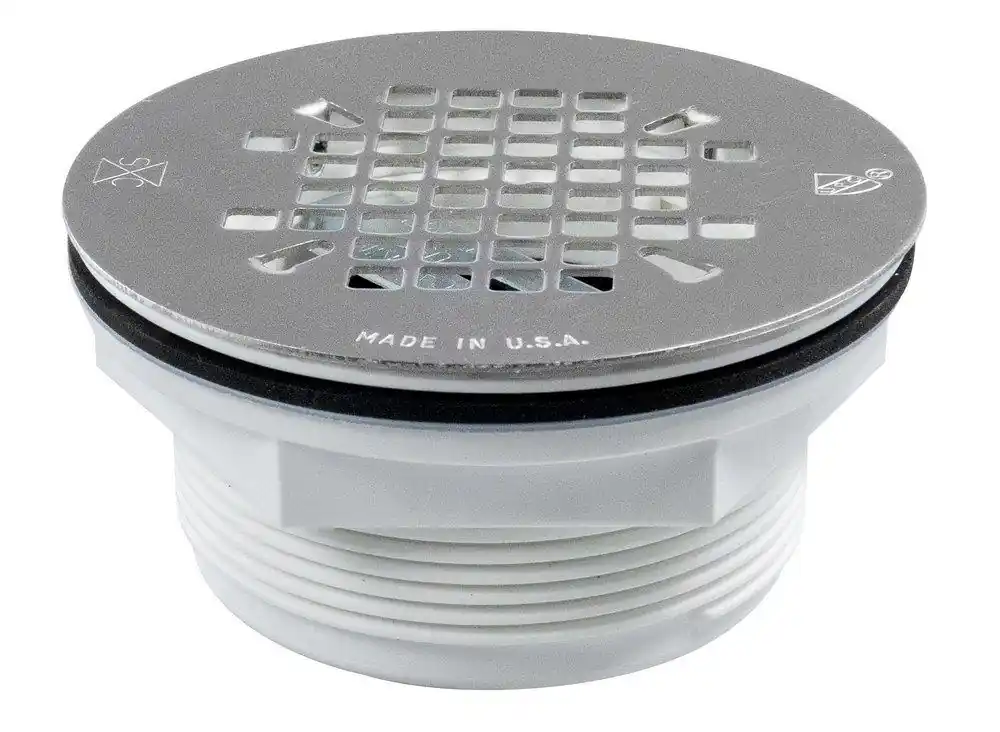 Sioux Chief 828-2 2 in. No-Caulk Plastic Stainless Steel Shower Drain