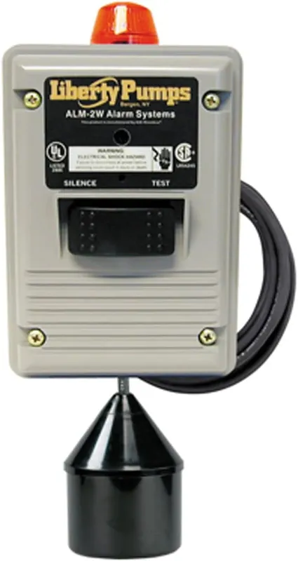 SK0386148-US20260702-105043-0 Liberty Pumps ALM-2W Indoor/Outdoor High Liquid Level Pump Alarm 115 V with 20 ft Cord - Image 1