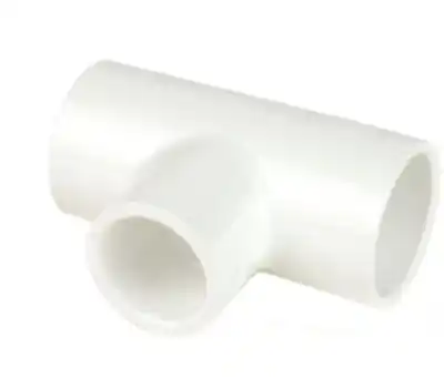 SK0386222-US20260702-105043-0 Nibco 401-030 3 in. Slip x Slip x Slip PVC Tee - Image 1