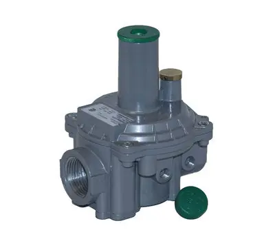 Pietro Fiorentini F31053-3BS 1 in. NPT x NPT Aluminum Alloy Governor Gas Regulator with Black Spring