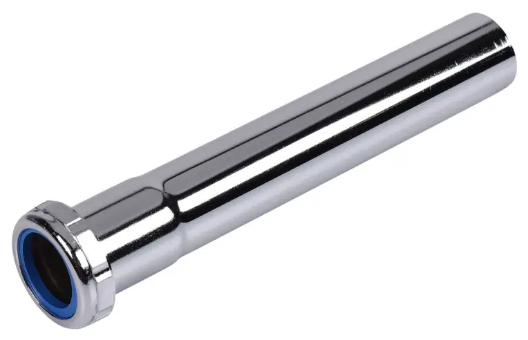 SK0386272-US20260702-105043-0 Dearborn Brass 790A-1 Extension Tube 1-1/4 in x 8 in Slip Joint Chrome Plated Brass - Image 1