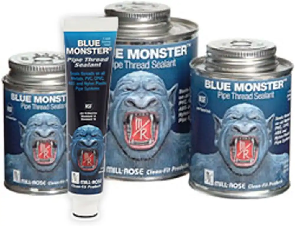 Mill-Rose 76011 Blue Monster Heavy-Duty Industrial Grade Thread Sealant 8 oz.