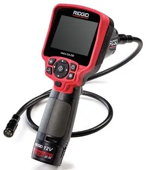 Ridgid 55898 Micro CA-350 Inspection Camera, Rechargeable Battery, Micro/Nano Reel