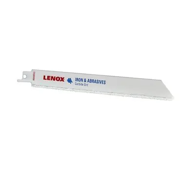 SK0386701-US20260702-105043-0 LENOX 20576 8 in. Carbide Grit Reciprocating Saw Blades Pack of 2 - Image 1