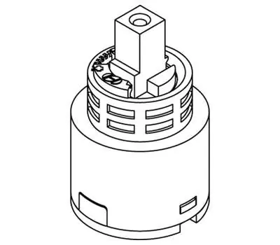 SK0386877-US20260702-105043-0 Pioneer OP-390003 Ceramic Disc Cartridge for 1-Handle Lavatory Faucets - Image 1