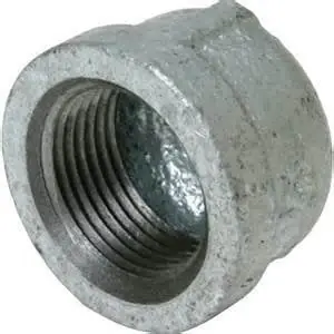 SK0386944-US20260702-105043-0 Matco-Norca ZMGCA03 Galvanized Malleable Cap 1/2 Silver - Image 1