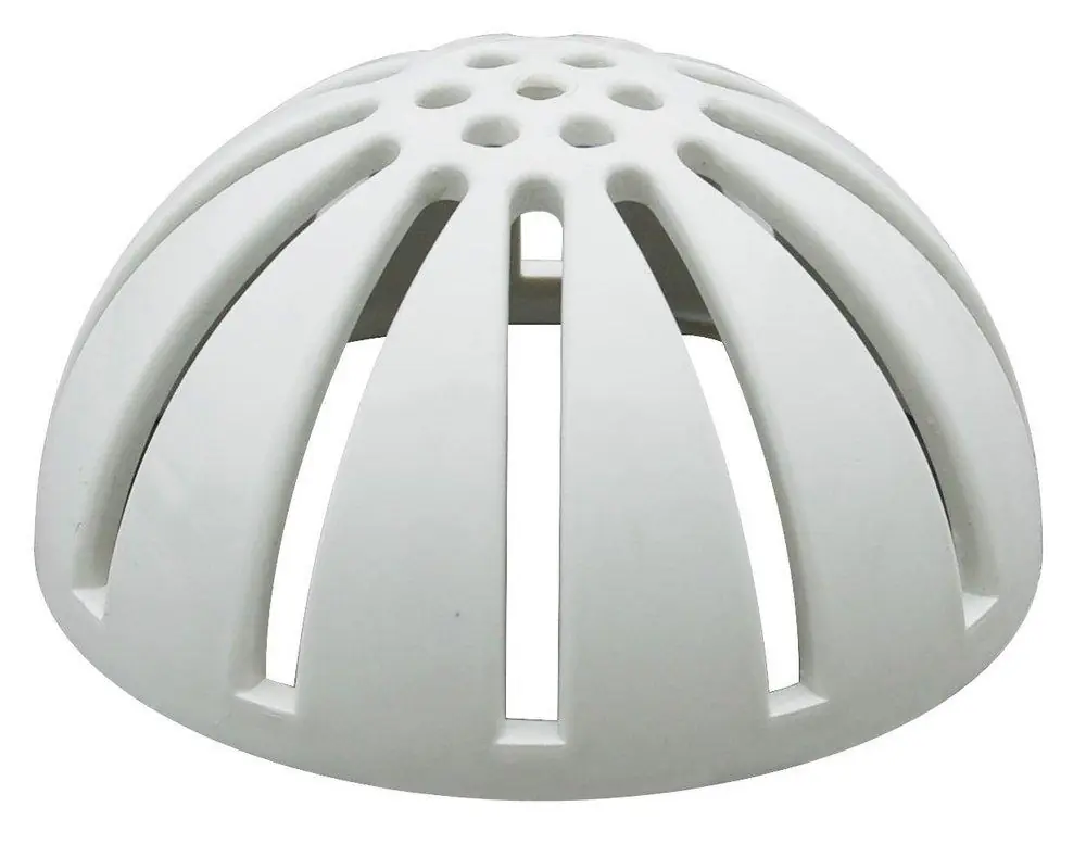 SK0387011-US20260702-105043-0 Sioux Chief 861-D SquareMax 5-1/16 in. Plastic Dome Strainer White - Image 1
