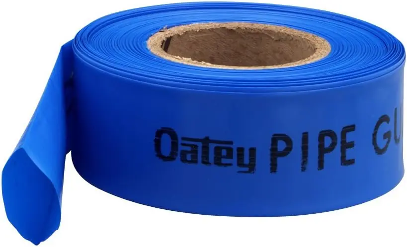 SK0387016-US20260702-105043-0 Oatey 38707 Pipe Guard Tape 4 Mil Sleeve Polyethylene Blue 200ft - Image 1
