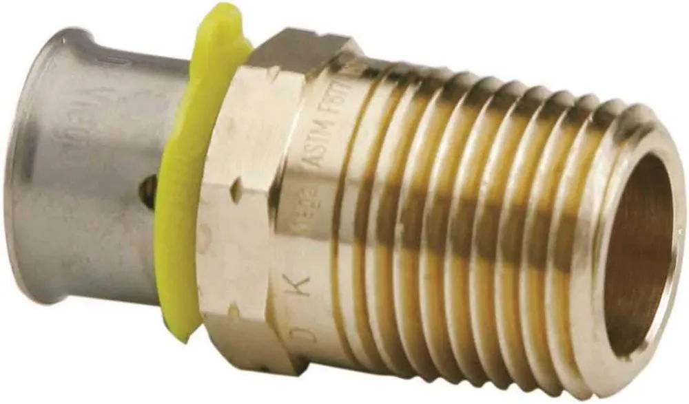 SK0387023-US20260702-105043-0 Viega 91540 Bronze PEX Adapter 3/4 Inch Nominal Press x MNPT - Image 1