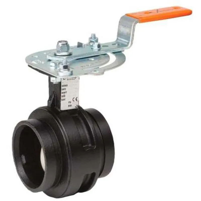 Victaulic V060761SE2 Vic-300 MasterSeal 6 in. Ductile Iron EPDM Locking Lever Handle Butterfly Valve