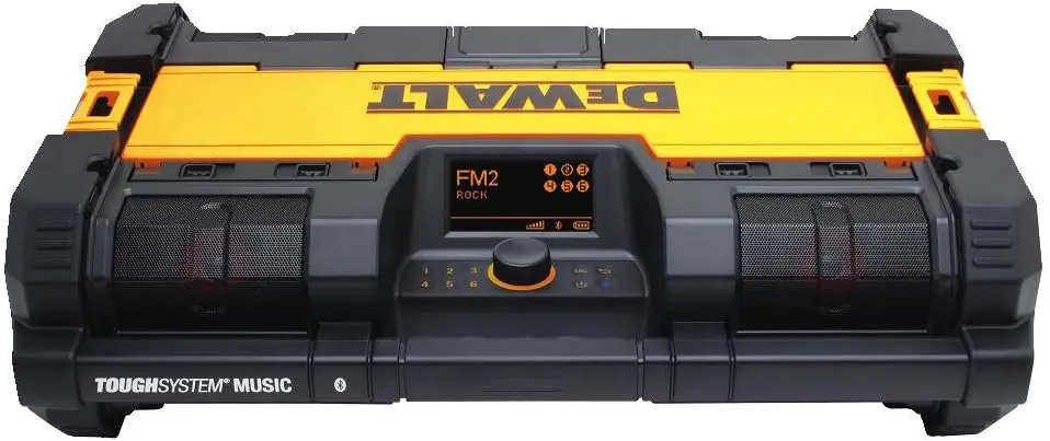 SK0387202-US20260702-105043-0 DeWalt DWST08810 ToughSystem Radio and Battery Charger Bluetooth Player - Image 1